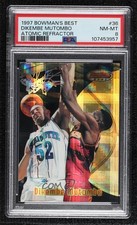 1997-98 Bowman's Best Atomic Refractor Dikembe Mutombo #36 PSA 8 HOF 00ab