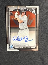 2024 Bowman Draft - Chrome Prospect Autographs Caleb Bonemer #CPA-CBO (AU, RC)