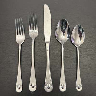 Lot of 5 Oneida SATIN JUPITER Stainless 18/10 China Flatware Fork Spoon Knife