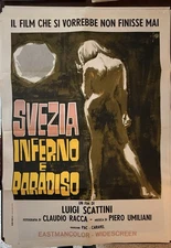 italian movie posters 39x55 Svezia Inferno E Paradiso