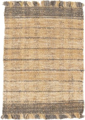 2X3 Flat-Weave Jute Sumak Rug Small Modern Bedroom Bathroom Decor Carpet