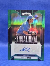 Hunter Haas SP Rookie 2025 Panini Prizm Baseball Auto Sensational Rays #SS-HS