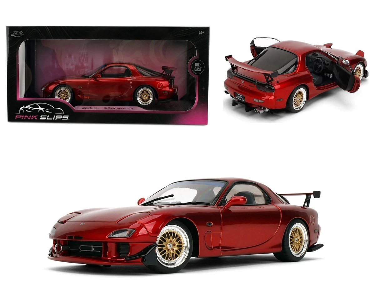 Jada Toys Mazda RX-7 Contemporary Manufacture Diecast Cars, Trucks