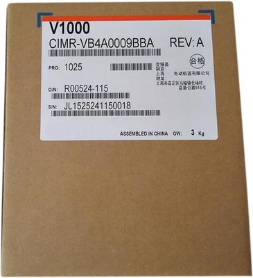 Brand New Yaskawa V1000 frequency converter CIMR-VB4A0009BBA 3.7KW