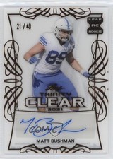 2021 Leaf Trinity Clear 21/40 Matt Bushman #CA-MB1 Auto lz7