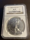 2007 W S$1 American Silver Eagle NGC Ms 70