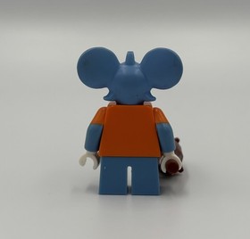 RARE Lego The Simpsons Toy Minifigure Lot- Itchy & Scratchy + Krusty the Clown