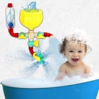 Baby Bath Toys DIY Pipes Water Sprinkler for Babies Swim Shower Bathtub Safe