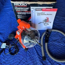 RIDGID PowerClear 120 Volt Drain Cleaning Machine, Open Box, Unused