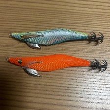 Egi Set of 2 Fishing Lures Hard Baits, No Individual Sale, Excellent Condition