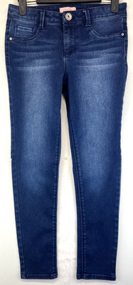 Squeeze Jeans - Womens Size 12 - Blue - Skinny - Ankle - Distressed (5262)