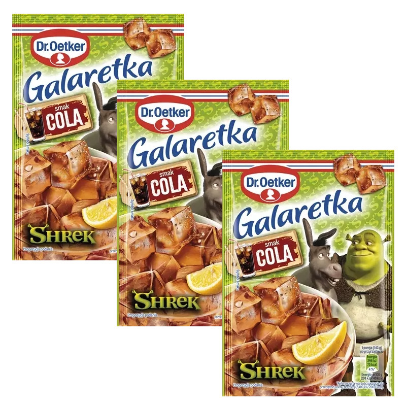 Быстрорастворимое желе Dr Oetker со вкусом КОЛЫ - УПАКОВКА от 3 до 12 порций- 2190₽