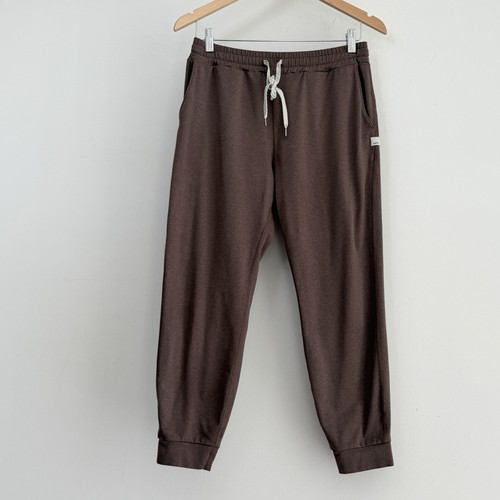 Vuori Performance Jogger Womens Medium DreamKnit Brown Heather Drawstring Pants