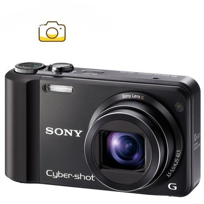 Sony Cyber-shot DSC-H70 16.1MP 10x Optical Zoom Digital Camera - Black