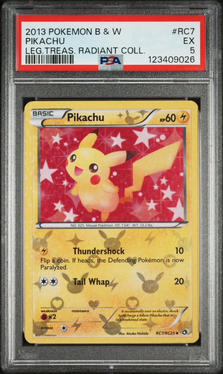 Pikachu Pokémon TCG Legendary Treasures Individual Collectible