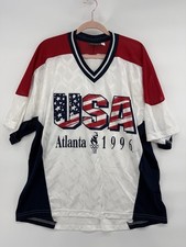 Vintage 1996 Atlanta Olympics Jersey Team USA Dream Team L High Five