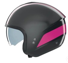 NOLAN N20-2 DOLCE VITA 346 Grigio Lava / Fucsia Casco Jet Scooter-Moto