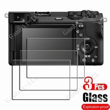 3Pcs 9H Tempered Glass Screen Protector for Sony Alpha 7C II A7C Series LCD