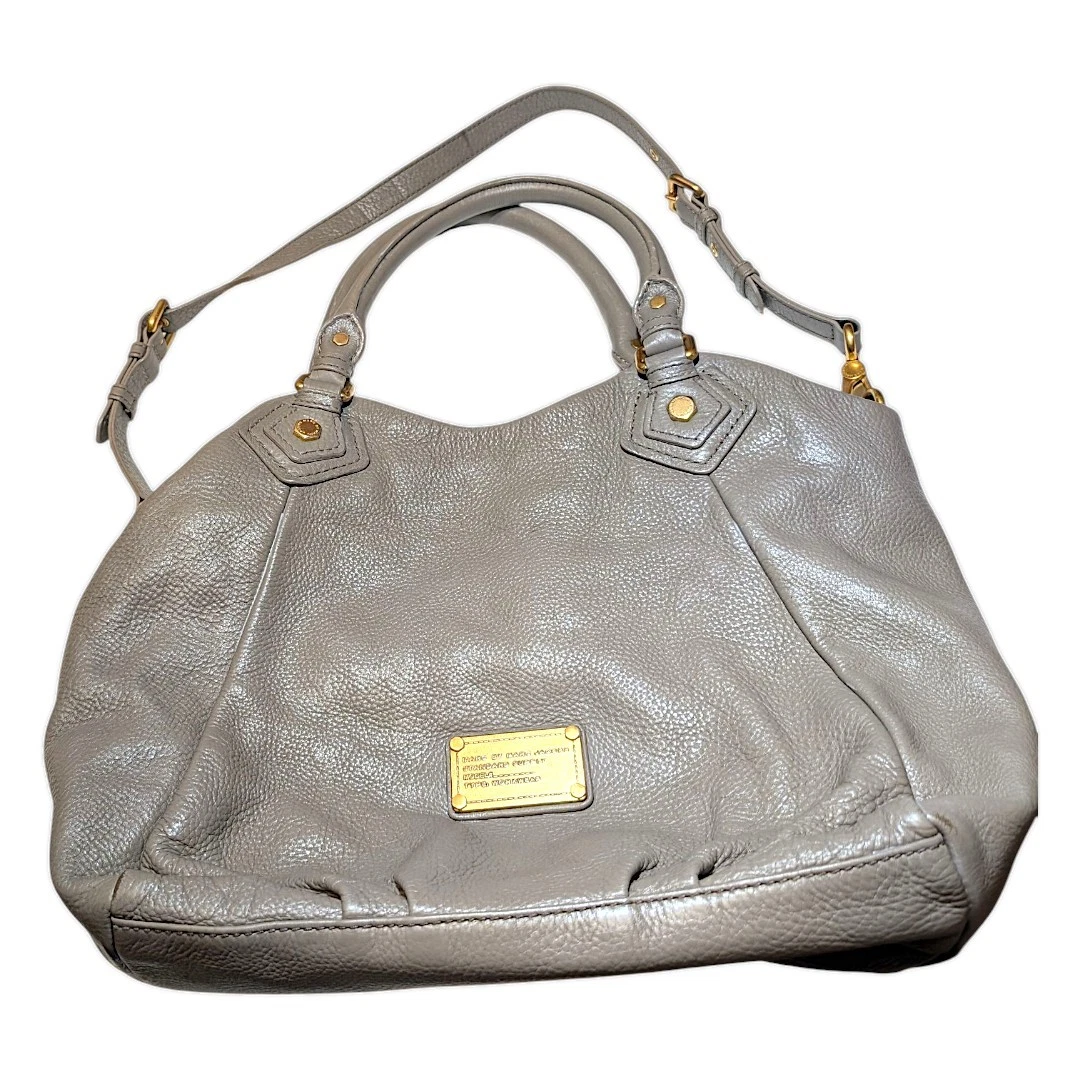 バッグ MARC by MARC JACOBS CLASSIC Q BAG GREY Classic q leather crossbody bag Marc by Marc Jacobs Grey in