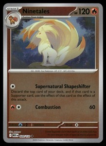 Ninetales 020/132 MEG ME01: Mega Evolution Reverse Holo NM