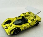 Vintage 1969 Hot Wheels Redline Chaparral 2G Lime w/Button