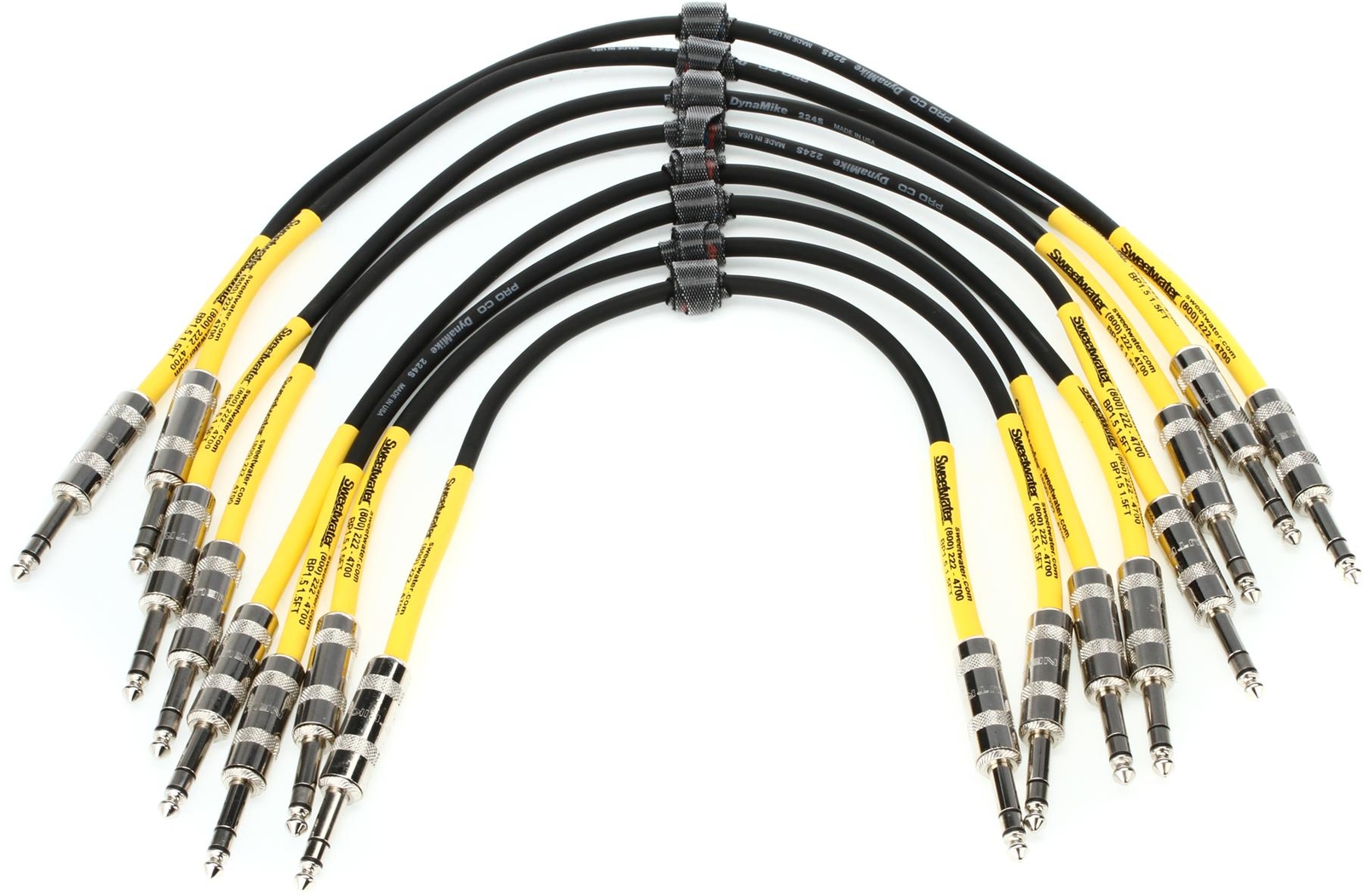 Pro Co BP-1.5, 8-комплектный сбалансированный соединительный кабель Excellines - 1.5