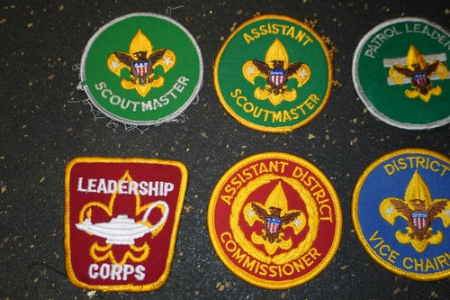 Boy Scouts of America BSA Patch Lot Scoutmaster Comissioner Chairman More - Picture 2 of 4