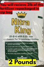 NITRA KING® Nitaking ALL SEASON LAWN FERTILIZER Turf Landscape Fertilizer 2lb