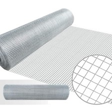 Amagabeli 1x25m Hasendraht 12x12mm Verzinkt - Perfekter Schutz für Hochbeete