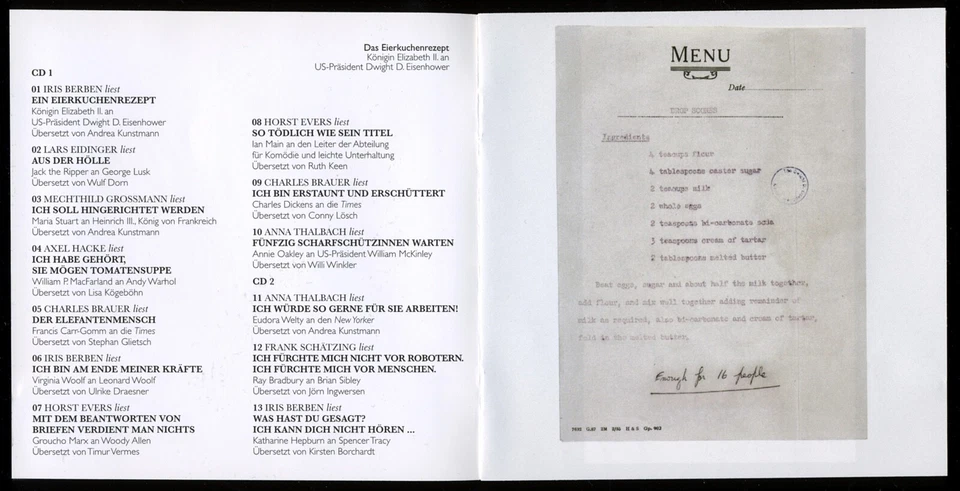 LETTERS OF NOTE★Briefe★3-CD★Bette DAVIS★Iggy POP★KEROUAC★Hörbuch • A. Thalbach…★ - Bild 4 von 4