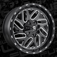 18 Inch Black Wheel Rim Fuel Offroad D581 Triton 18x9 1mm Chevy Ford Ram 6 Lug
