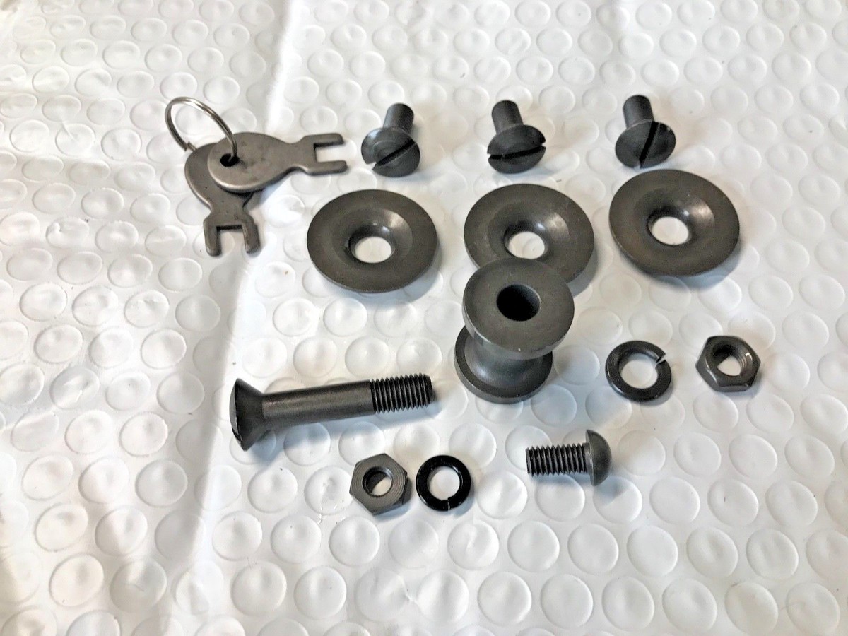 Harley VL RL WL Knucklehead UL Panhead Tool Box Mount Kit W/ Keys