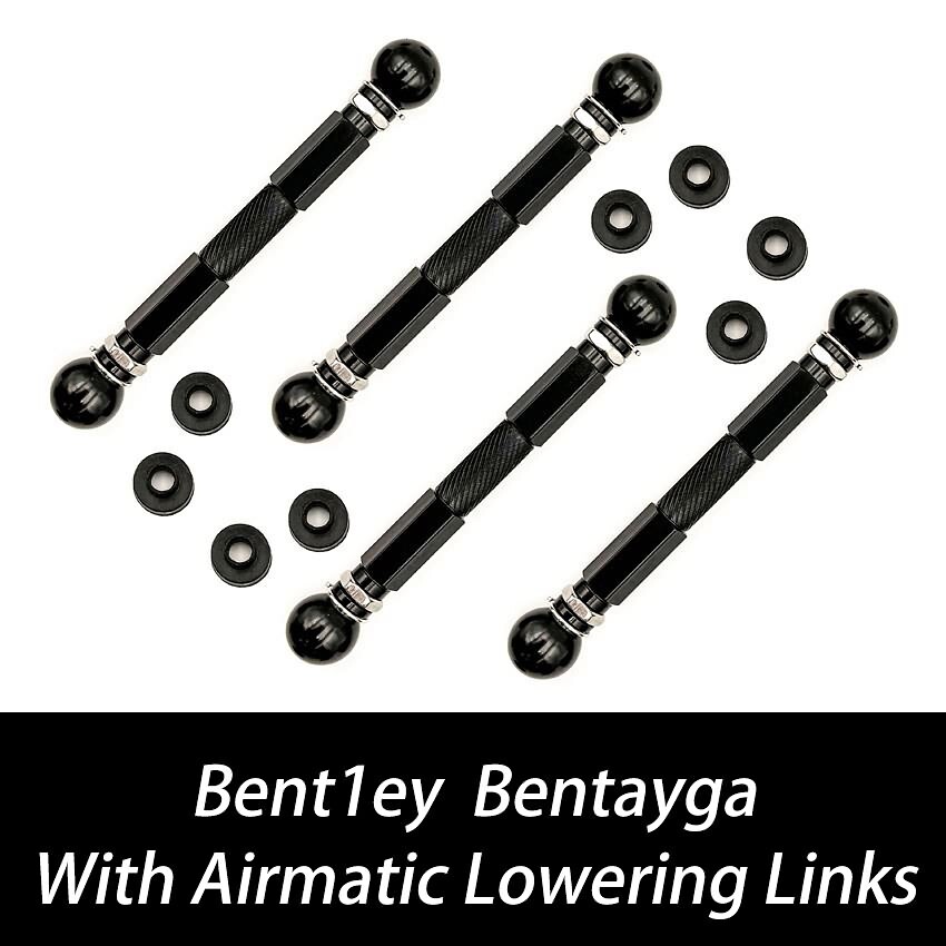 FOR BENTLEY BENTAYGA AIR RIDE SUSPENSION ADJUSTABLE LOWERING LINKS