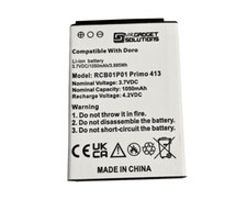 Replacement Battery for Doro Primo 406, Doro Primo 413 RCB01P01 RCB 413