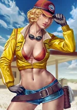 Cindy Aurum Final Fantasy Anime Sexy Girl HD Print Canvas Manga Poster SFW