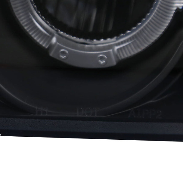 JDM Style Headlights For 2000-2003 Nissan Sentra - Black Housing With Amber Reflectors, Pair 10 thumbnail image