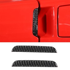 For Corvette C6 2005-2013 Carbon Fiber Outer Door Handle Cover Trim Sticker 2pcs