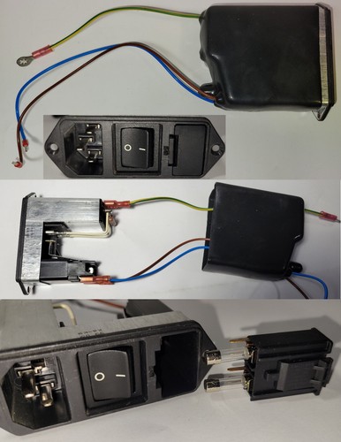 SCHURTER MODULI INGRESSO ALIMENTAZIONE A CORRENTE ALTERNATA FILTRO 2A, 2 POLI,CD24.4101.151, 250V, montaggio pannello - Foto 3 di 12