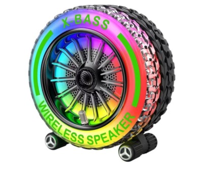 Bluetooth Lautsprecher in Reifenform - Gadget für Garage, Herren, Gaming