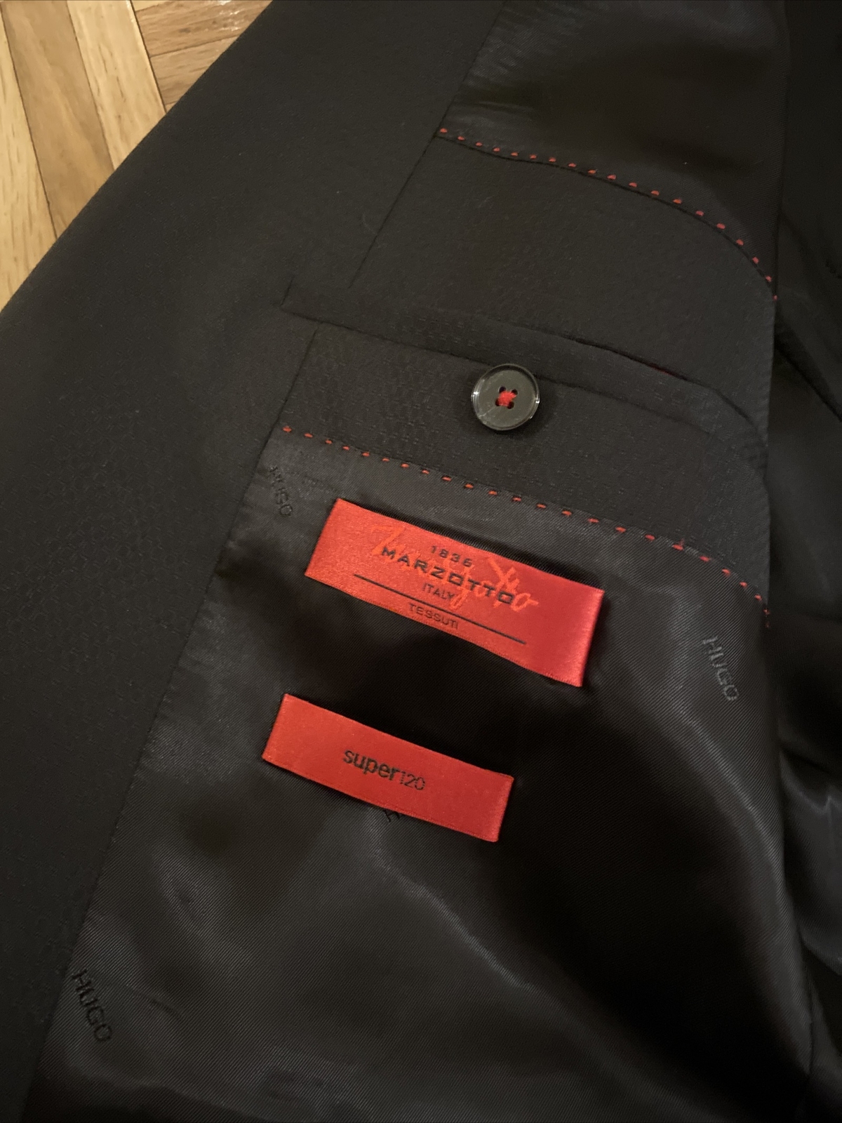 Hugo Boss Marzotto Tessuti Super 120 