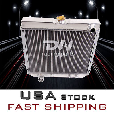 339 Fits 1969-1973 Ford Mustang Comet GT 3.3L 7.0L V8 L6 Aluminum 3 Row Radiator