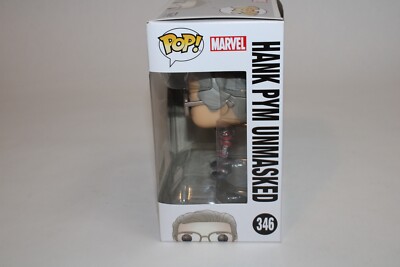 FUNKO POP HANK PYM UNMASKED #346 MARVEL ANT MAN HOT TOPIC