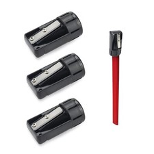 3Ps Contractor Pencil Sharpener Carpenter Manual Portable Woodworking Sharpen...