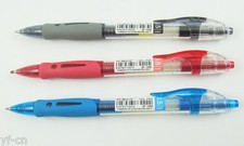 12pcs M G GP-1008 Z1 Retractable Pen 0.5mm Pipe Blue Black Red Gel Ink Pens