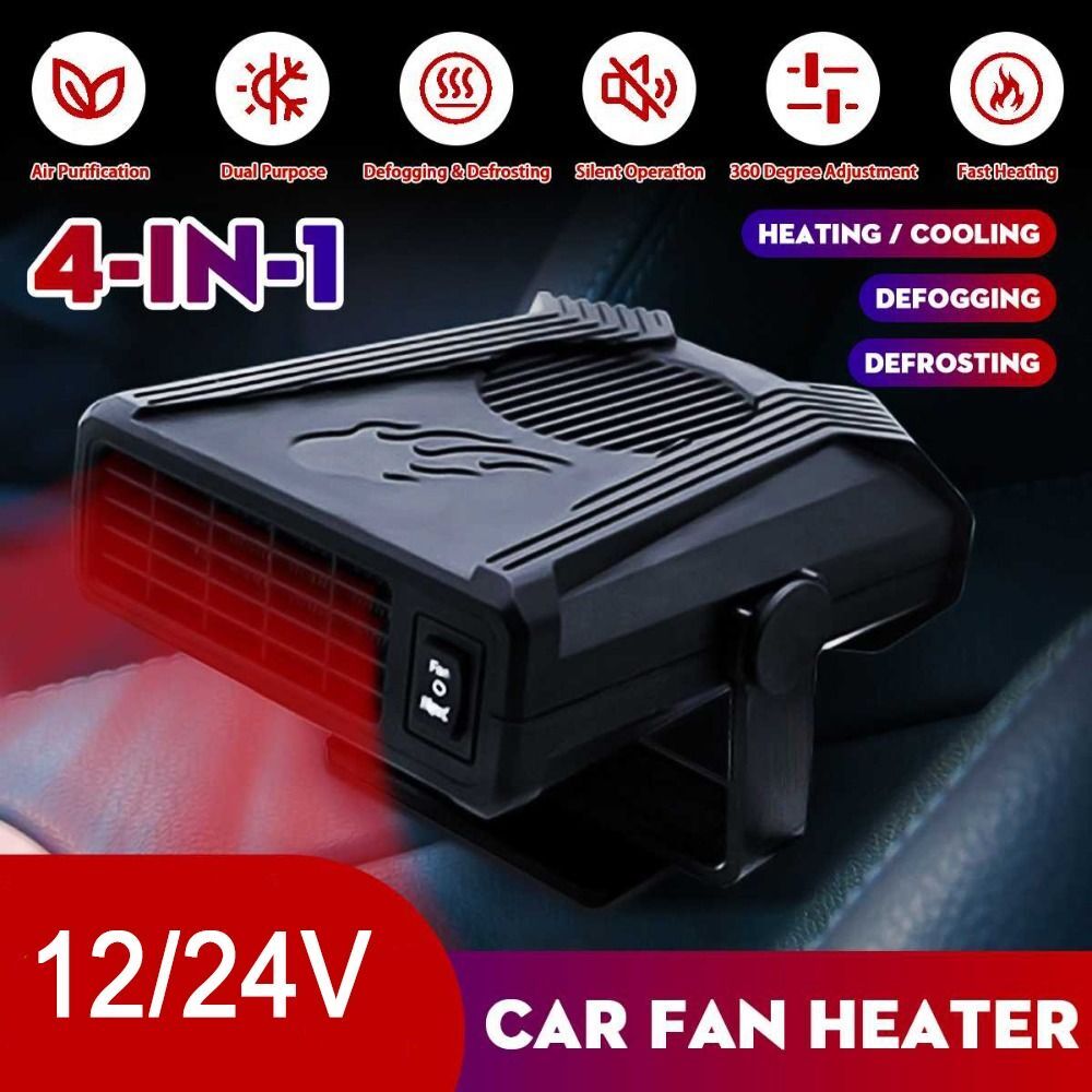 Auto Windscreen Demister Air Cooler Electric Dryer Car Heater Fan Heating |  eBay