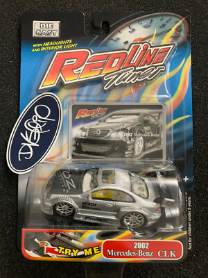 Boley Redline Tuner 2002 Mercedes-Benz CLK 1:64 Diecast Car Headlights/Interior