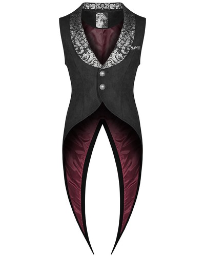 Punk Rave Mens Gothic Waistcoat 