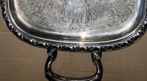 Silver Butlers Bearcliff Oneida Ltd Tray - Picture 4 of 6