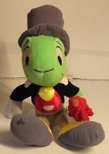 Disney Store Jiminy Cricket Plush Pinocchio Vintage Sitting 7 Stuffed Toy Doll