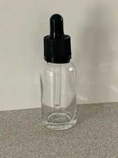 Thick Glass 1 Ounce Bottles Eye Dropper Tops Child Proof 30ML
